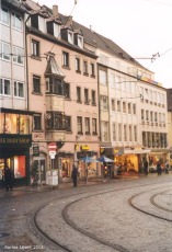 14.11.2001: Das Hotel "Zum Winzermännle" in der Würzburger Altstadt.